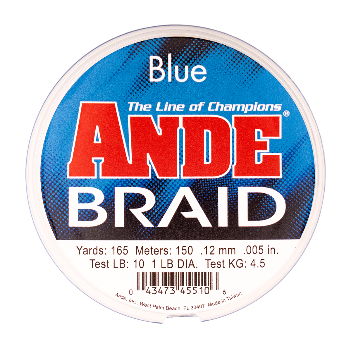 ande braided fishing line Blue Braid 600m/650yds / 100