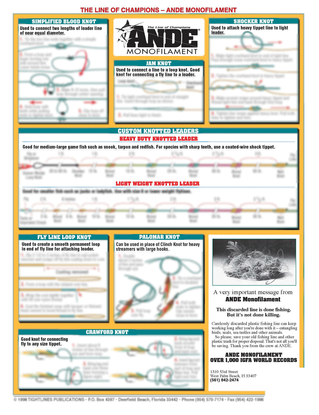 Chart #8 - Fishermen's Knot-Tying