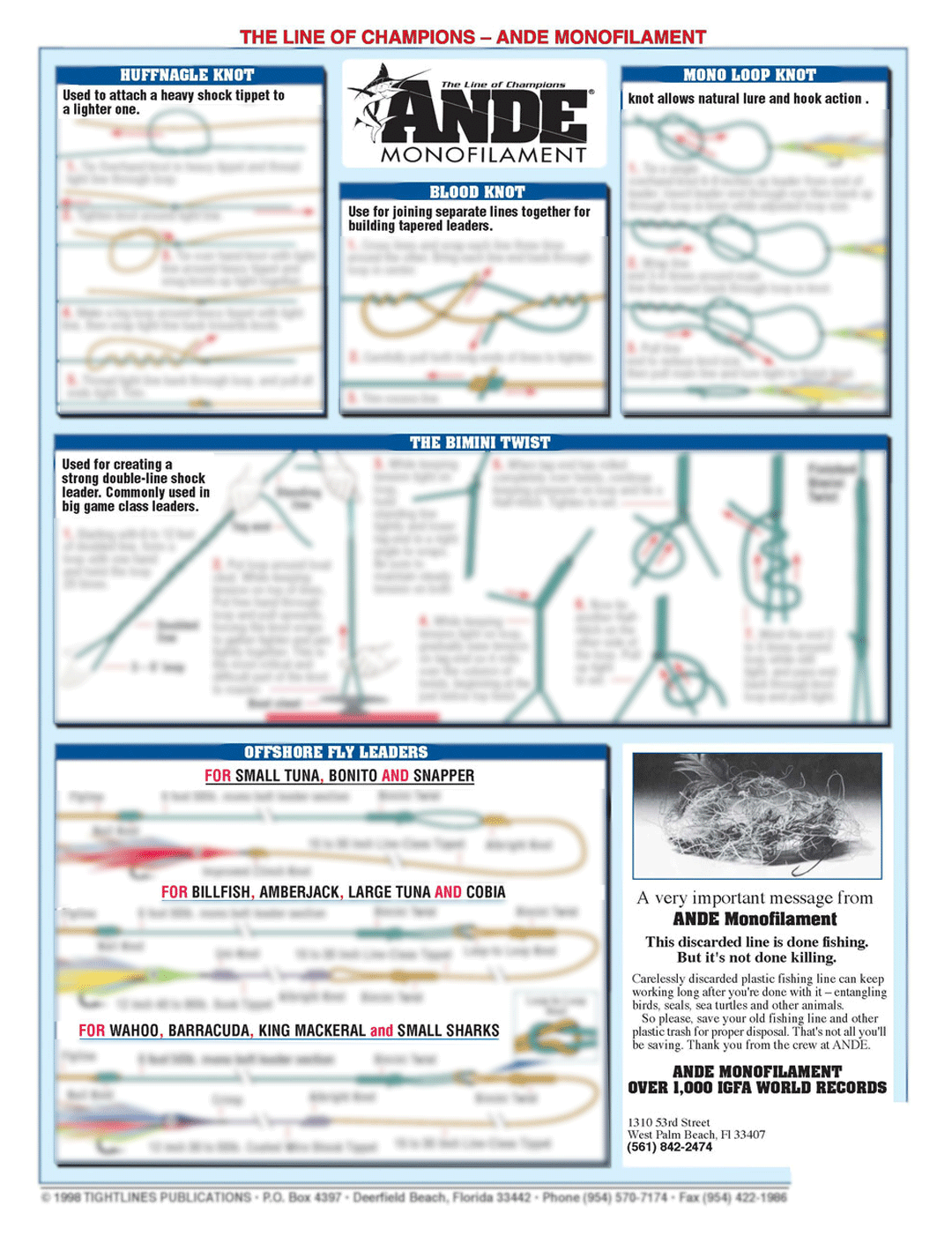 Chart #7 - Fishermen's Knot-Tying