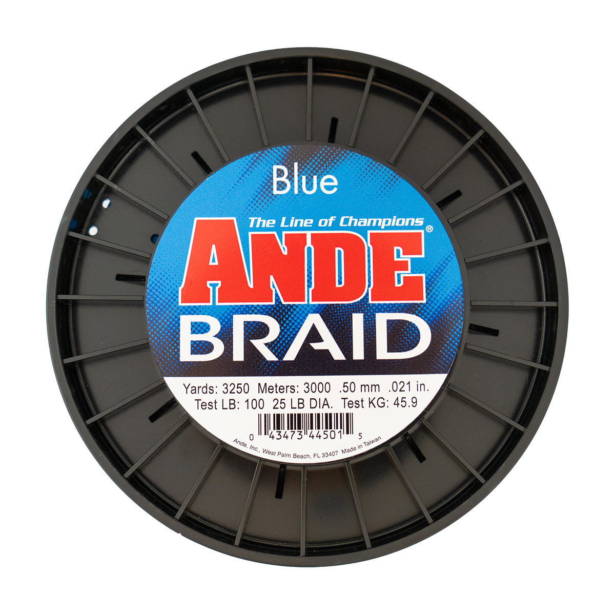 blue and white braided fishing line Blue Braid – Ande Monofilament