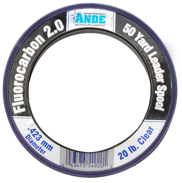 ANDE Monofilament Fishing Lines & Leaders 20 lb Line Weight Fishing for  sale