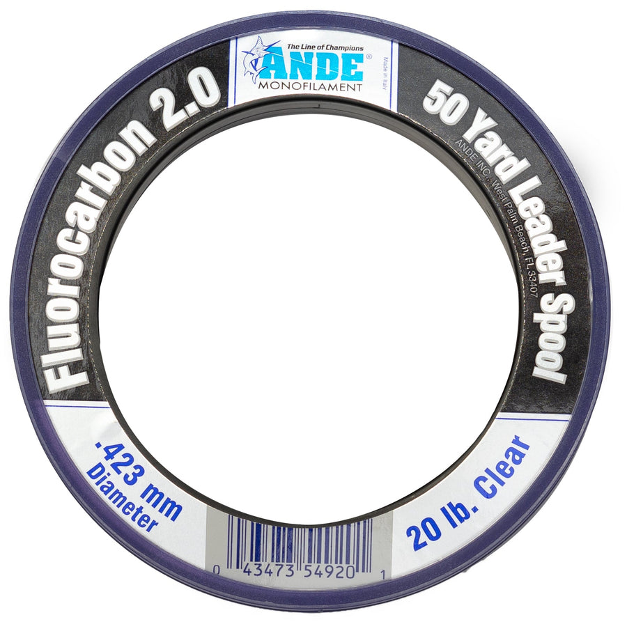 ANDE Monofilament Fishing Lines & Clear 50 lb Line Weight Fishing Leaders  for sale