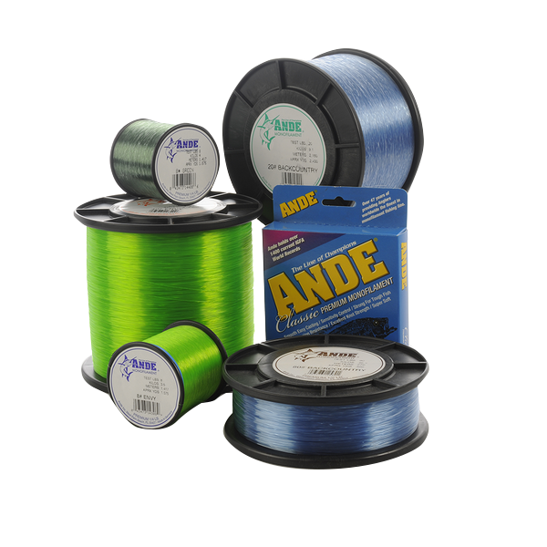 Ande A2-40BC Back Country Mono Line 2lb Spool 40 lb 2800 Yards Blue