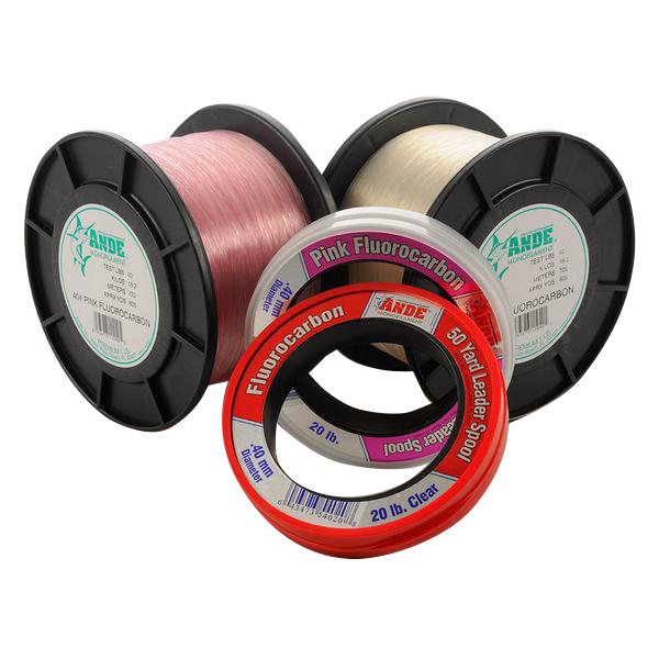 ANDE Monofilament Premium 100lb Test 1lb Spool, Green,Pink